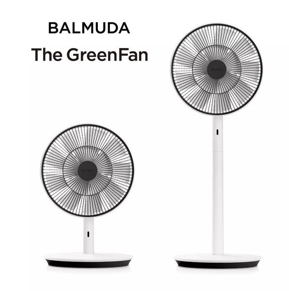 【BALMUDA 百慕達】The GreenFan 12吋DC直流電風扇-白x黑(EGF-1800-WK)